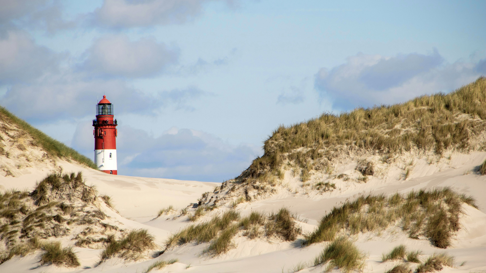 Dünenlandschaft auf Sylt, eine der schönsten deutschen Inseln
